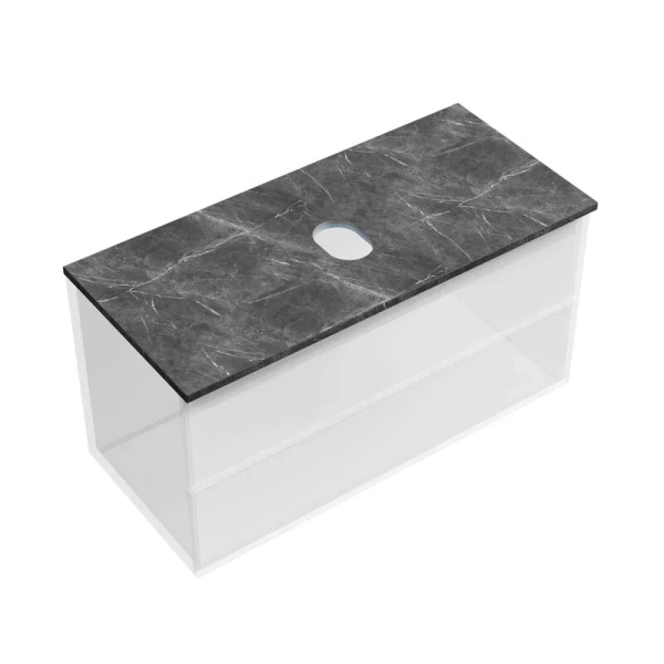 Столешница Sancos 100 см без отверстия под смеситель black sky index_1 - фото 3