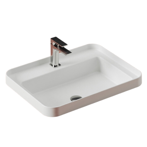 Раковина ArtCeram Fuori Scala 60 см белый матовый - фото 1