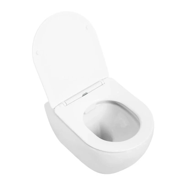 Унитаз с инсталляцией Belbagno Stylus кнопка хром - фото 4