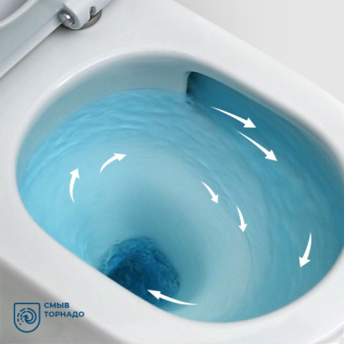 Чаша для унитаза-компакта BelBagno Sfera-R белая, белые - фото 6