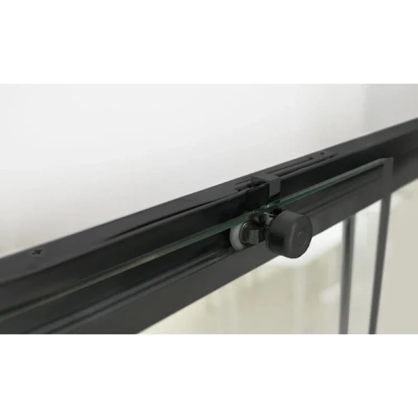 Душевая дверь в нишу RGW Leipzig LE-12B 160 см профиль черный - фото 4