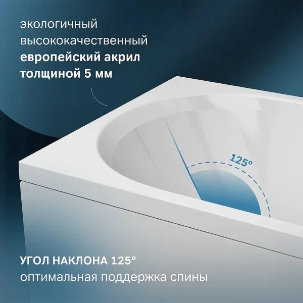 Ванна акриловая Am.Pm X-Joy 170x70 белая, в наличии - фото 10