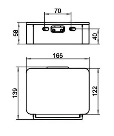 Контейнер для салфеток Keuco Plan хром, хром - фото 3
