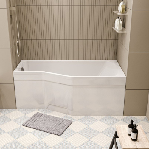 Ванна акриловая 1Marka Convey 150х75 см правая, угловые - фото 7