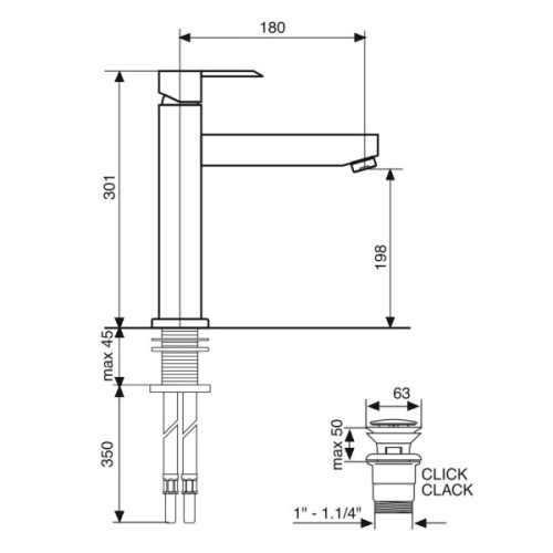 Смеситель для умывальника Emmevi Sicily 38003 Big - фото 2