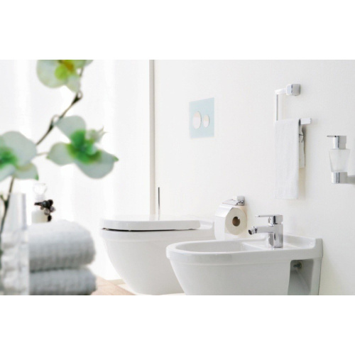 Клавиша смыва Tece TECEloop стекло зеленое кнопки белые - фото 2