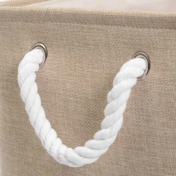 Корзина для белья WasserKRAFT Aisch светло-коричневая, по запросу - фото 6