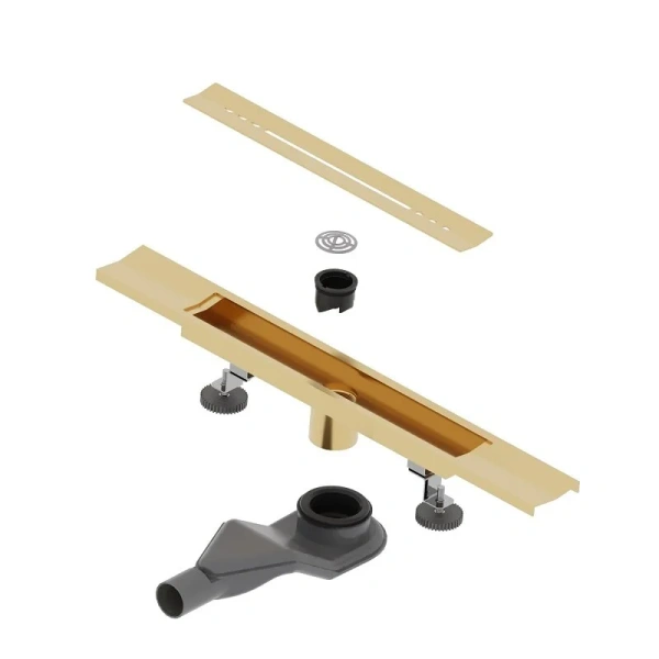 Душевой трап RGW SDR-53Gb 80 см золото Brush - фото 4