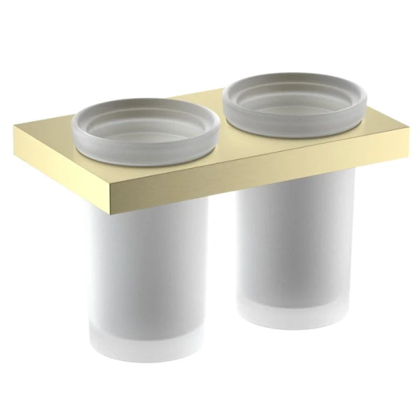 Стакан для ванной Timo Petruma золото матовое - фото 1