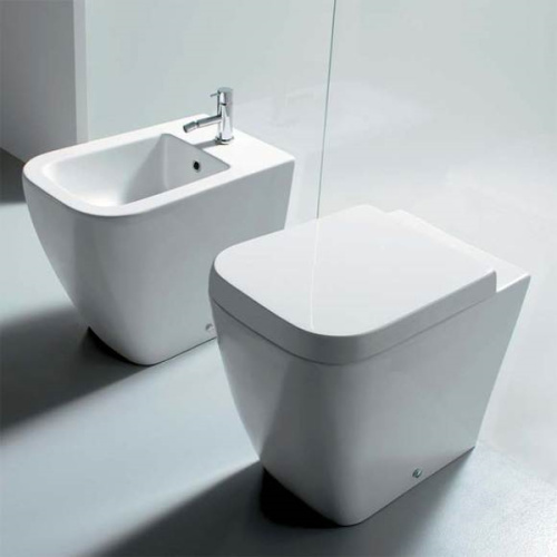 Унитаз напольный, цвет белый, Globo Stone, приставные, встраиваемые - фото 2