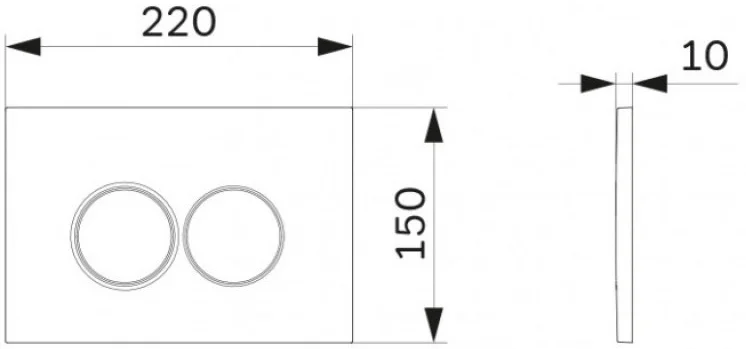 Унитаз с инсталляцией Am.Pm Sense с белой клавишей, в наличии index_1 - фото 6