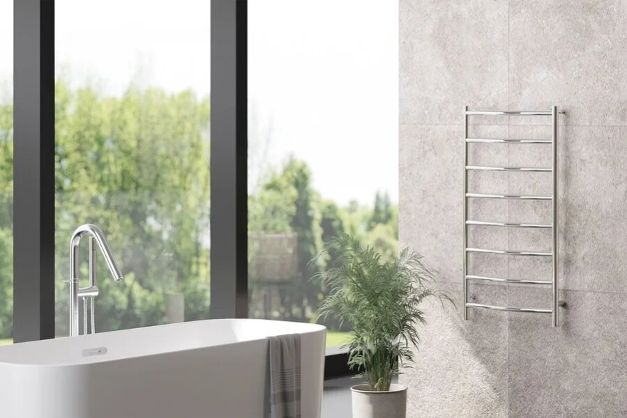 Полотенцесушитель электрический Сунержа Галант 4.0 1050 50х100 см перемычка выгнутая, из нержавеющей стали, без полки, неповоротные, с терморегулятором  - фото 6