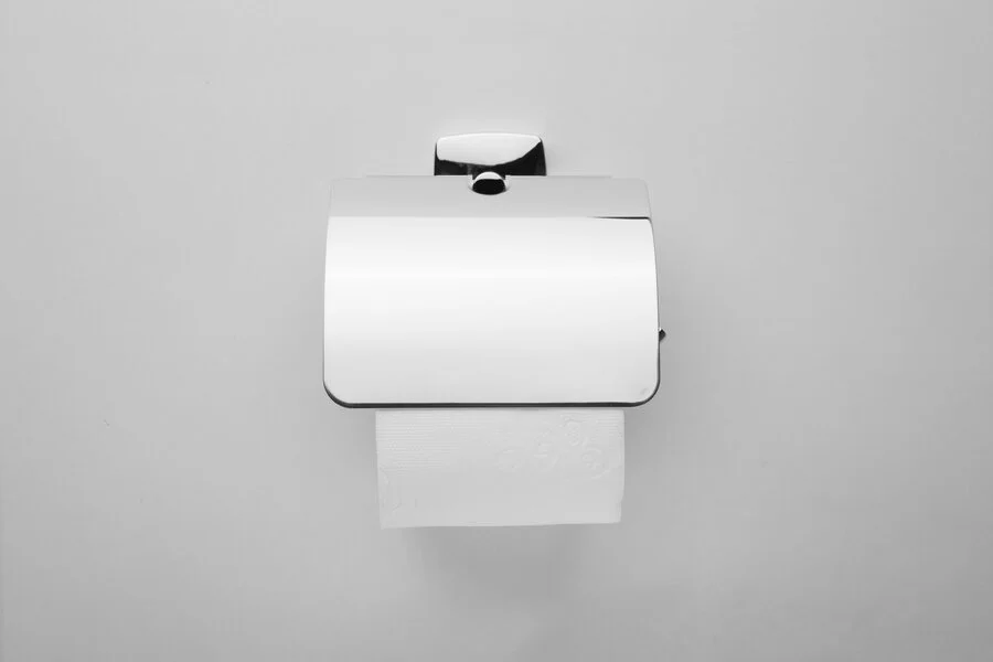 Бумагодержатель Am.Pm Gem с крышкой, металлические - фото 4