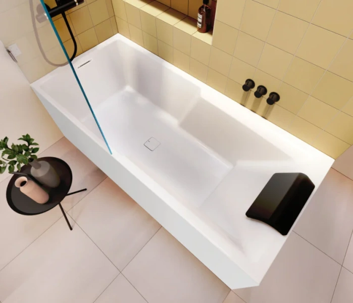 Акриловая ванна Riho Still Shower Elite Plug & Play B103009005/B103010005, 180 x 80 см, левая/правая, цвет белый - фото 2