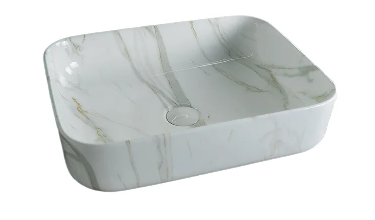 Раковина GID Geometrico Mnc190 50 см под камень - фото 1