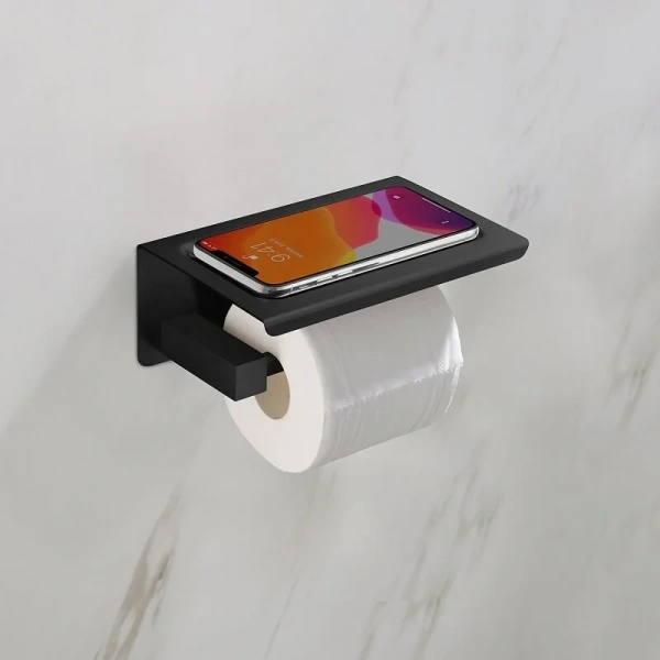 Бумагодержатель Timo Selene черный, черные - фото 3