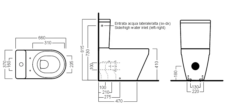 Унитаз Hatria Daytime YXV601 35х65 см - фото 3