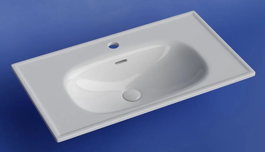 Раковина Ceramica Nova Sabo 80 см белая - фото 3