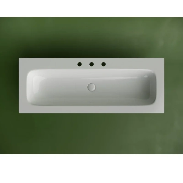 Раковина Ceramica Nova Grace 121 см белая - фото 4