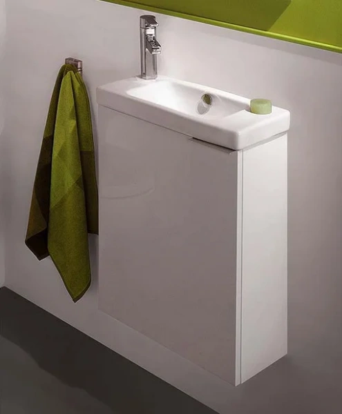 Раковина Jacob Delafon Odeon Up 50 см левая, белые - фото 4