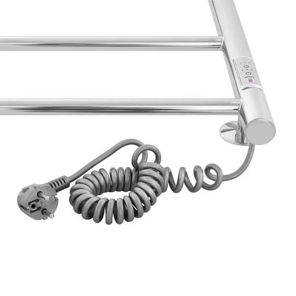 Полотенцесушитель электрический Energy Round Modus 50x80 см хром, настенные - фото 7