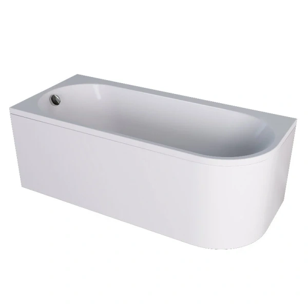 Ванна акриловая 1MarKa Alisa 01али1775лкс2+/01али1775пкс2+, 170 x 75 см, левая/правая, цвет белый - фото 3