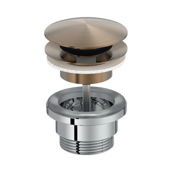 Донный клапан Jacob Delafon E30536 с системой клик клак - фото 1