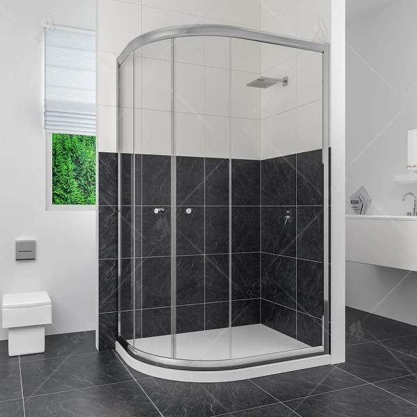 Душевой уголок RGW Classic CL-61 100x80 см стекло прозрачное - фото 2