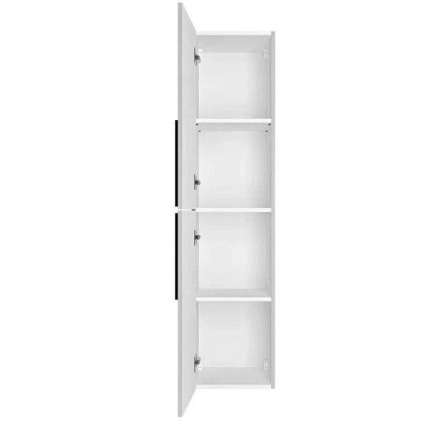 Шкаф-пенал подвесной Misty Ненси 35 см серый, серые - фото 7