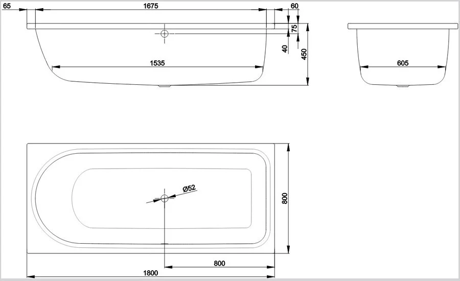 Ванна стальная Bette Ocean 8857-000, 180 x 80 см, с шумоизоляцией, белая - фото 4