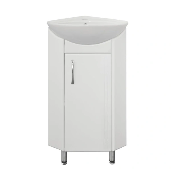 Тумба с раковиной напольная Style Line Веер ЛС-00000092 36 см угловая - фото 1