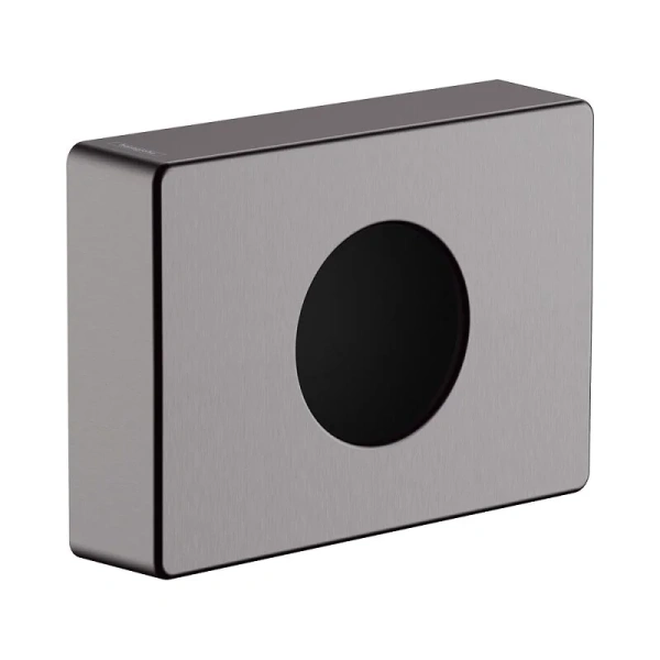 Держатель гигиенических пакетов Hansgrohe AddStoris шлифованный черный хром - фото 1