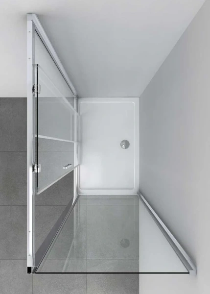 Душевой уголок Vincea Soft 130x100 см хром, стеклянные, угловые, без поддона - фото 5