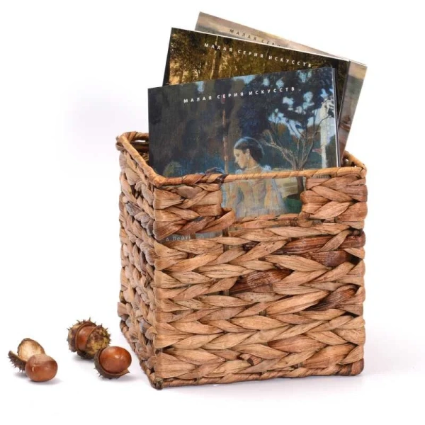 Корзина для белья WasserKRAFT Glan WB-66 27x27 см напольная - фото 3