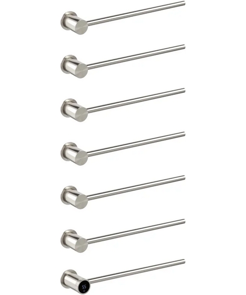 Полотенцесушитель электрический Boheme Stick 45x5 см базовый элемент, никель - фото 4