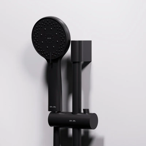 Душевая кабина Am.Pm X-Joy 90x90 см профиль черный стекло прозрачное - фото 4