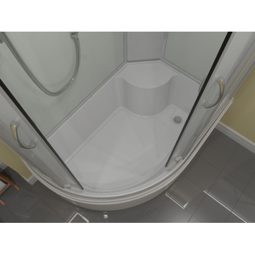 Душевая кабина Erlit Comfort 120x80 см стекло матовое, 120х80 - фото 4