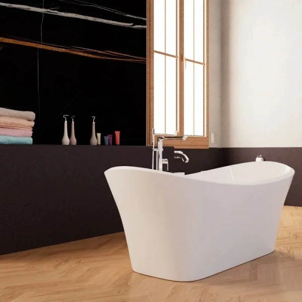 Ванна акриловая Frank F6104, 12515, 170 х 75 см, цвет белый - фото 4