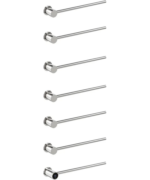 Полотенцесушитель электрический Boheme Stick 45x5 см базовый элемент, хром - фото 4