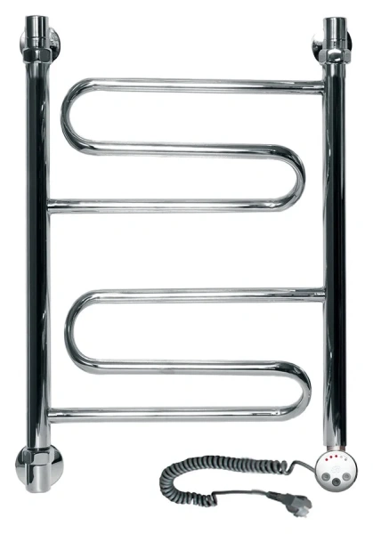 Полотенцесушитель электрический Ника Curve ЛЗ 60/40 см с терморегулятором