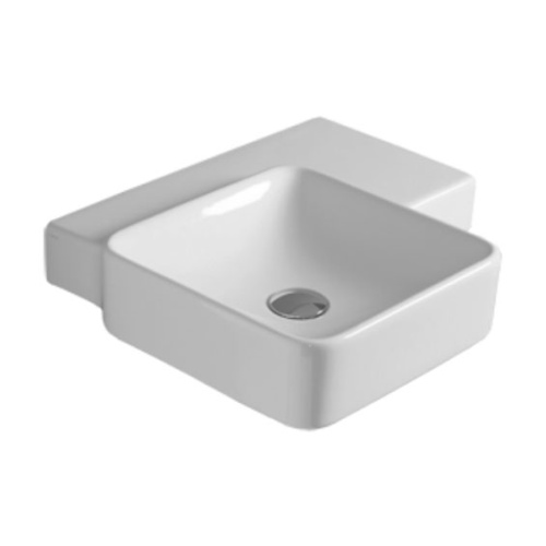 Раковина со столешницей, цвет антрацит матовый, Simas Flow FL 21 ANTRACITE MATT DX - фото 1