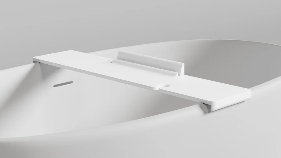Полка для ванны Salini Gabbiano белая матовая, в наличии index_2 - фото 6