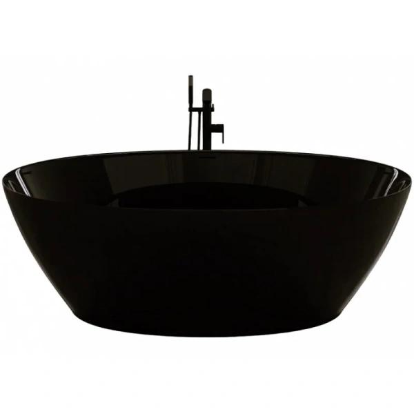 Ванна акриловая Frank F6123, 12527, 170 х 80 см, цвет черный - фото 1