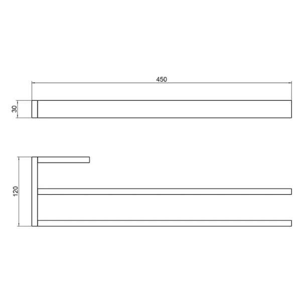 Полотенцедержатель Timo Petruma золото матовое, современные, hi-tech - фото 2