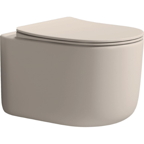 Унитаз подвесной Boheme Flow Latte Soft - фото 1