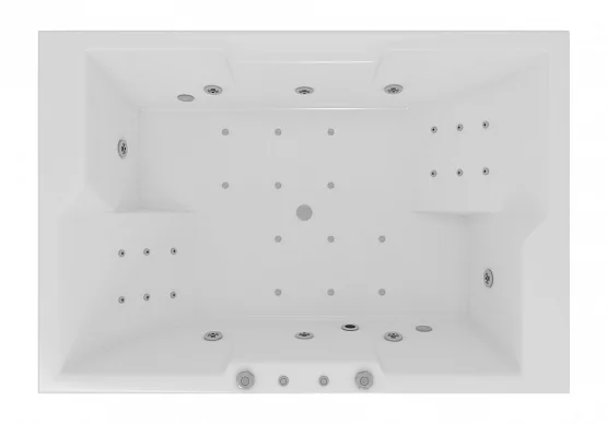 Ванна акриловая Акватек Дорадо 190x130 см с фронтальным экраном, прямоугольные - фото 4