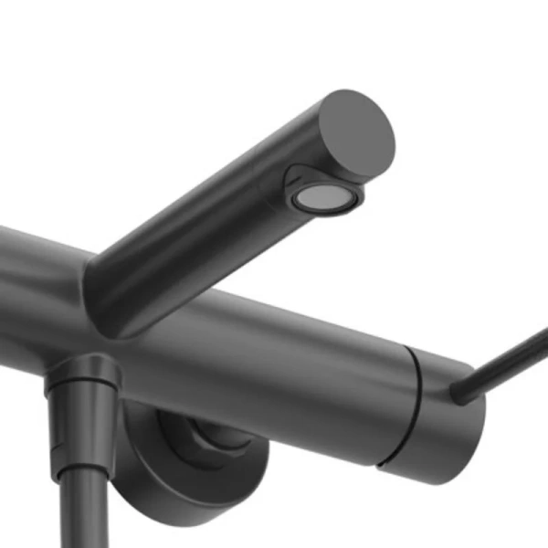 Смеситель для ванны Cezares Relax черный матовый, из нержавеющей стали, округлая форма - фото 5