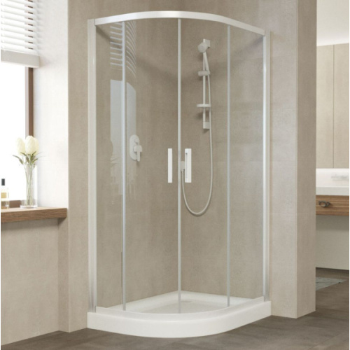 Душевой уголок стекло прозрачное Vegas-glass ZS-F 90х80 01 - фото 1