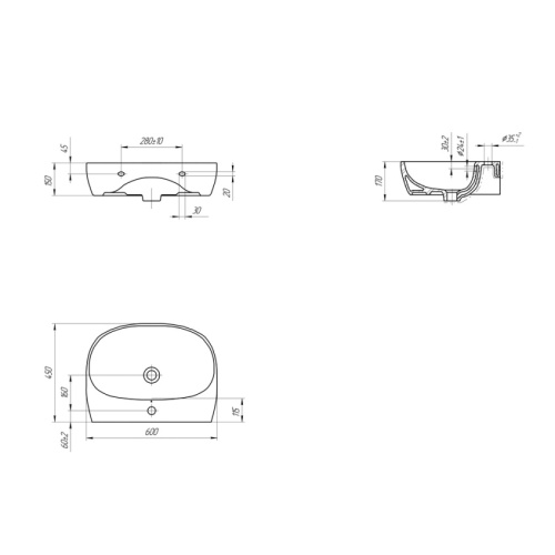 Схема, в форме чаши, прямоугольной формы - фото 5