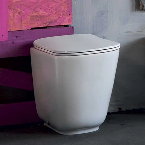 Унитаз напольный Kerasan Tribeca белый, приставные, встраиваемые - фото 3